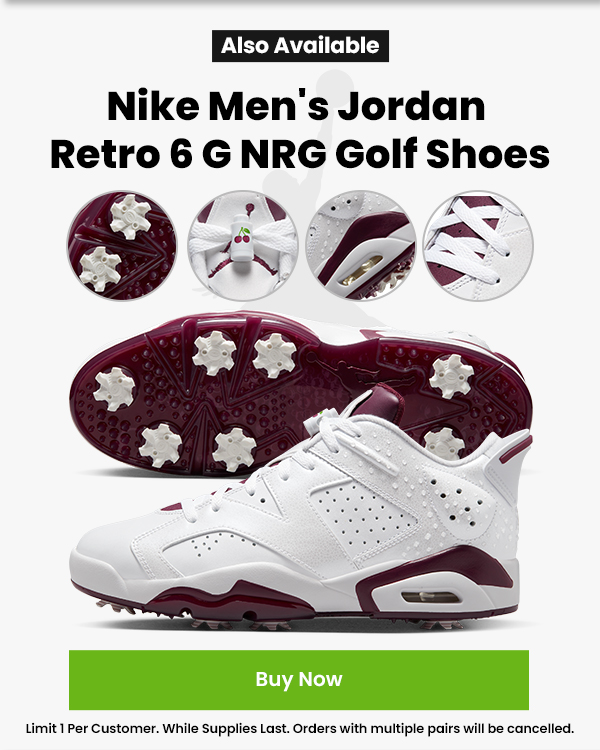 Just Dropped! NEW Nike Jordan Retro 6G NRG! - worldwide golf